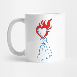 Korean Finger Heart For Valentines Day Mug